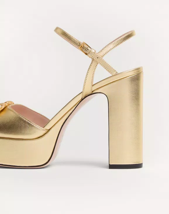 Valentino Vlogo Signature Platform Pump In Laminated Nappa 115Mm - Image 2